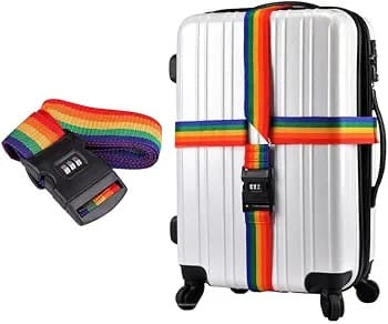 Adjustable Luggage Strap With Password Lock, Portable Travel Luggage Strap, Luggage Bundling Suitcase Accessories Adjustable Luggage Strap With Password Lock, Portable Travel Luggage Strap, Luggage Bundling Suitcase Accessories